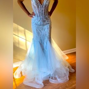 Sequenced Corset Mermaid Dress